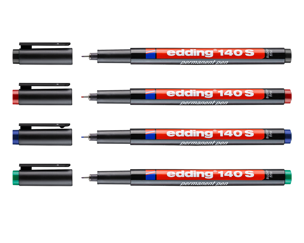 Edding 140S Asetat Kalem (S) 4 Lü Set | Kırtasiye Kulübü